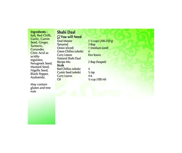 Shahi Daal 90g de National - Image 3