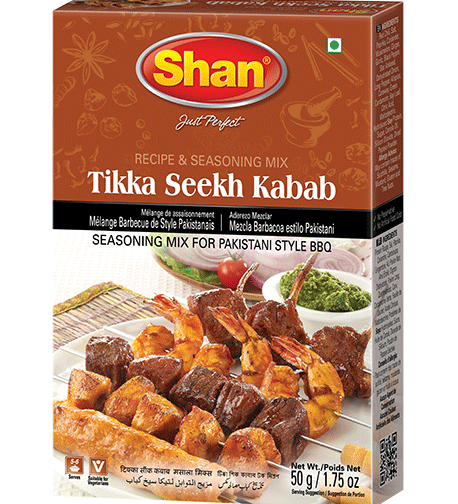 Shan Tikka Seekh Kebab 50g de Shan