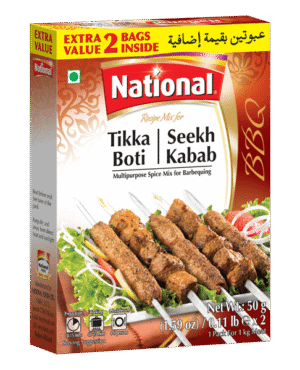 Tikka Boti-Seekh Kabab 100g de National