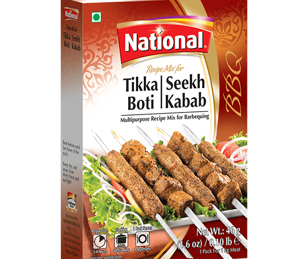 Tikka Boti-Seekh Kabab 46g de National