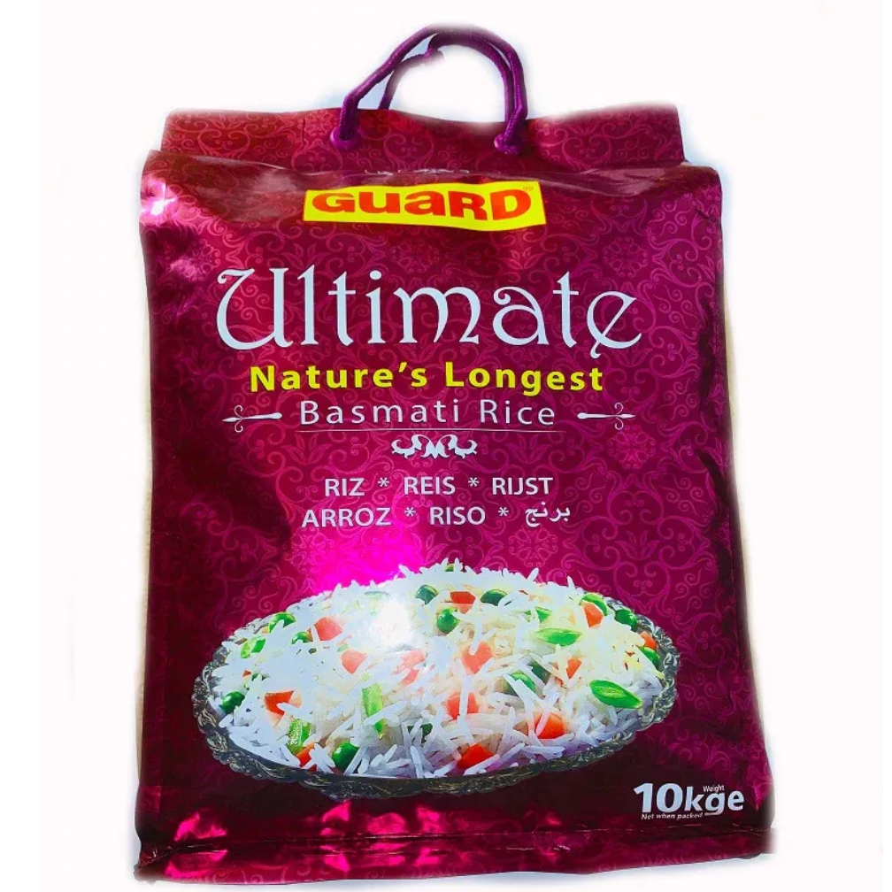 Ultimate Nature's Longest Basmati Rice 10kg de Guard