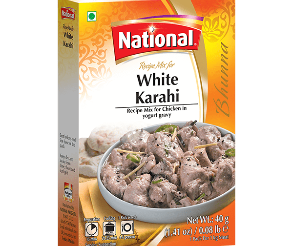 White Karahi 40g de National