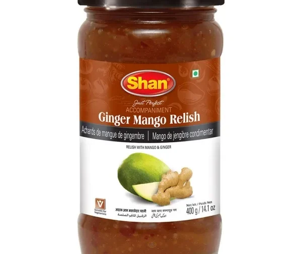 Chutney de gingembre mangue sauce indienne 400g de Shan