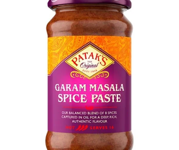 Pâte de curry indienne Garam masala très épicé 250ml de Patak&rsquo;s