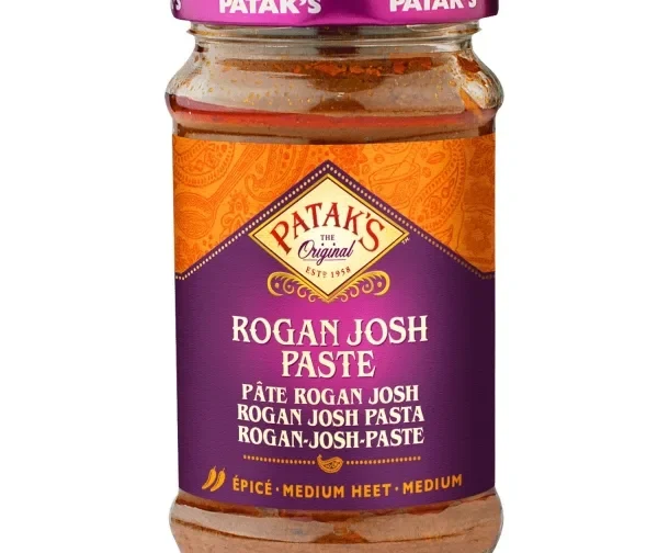 Pâte de curry indienne Rogan Josh épicé 250ml de Patak&rsquo;s
