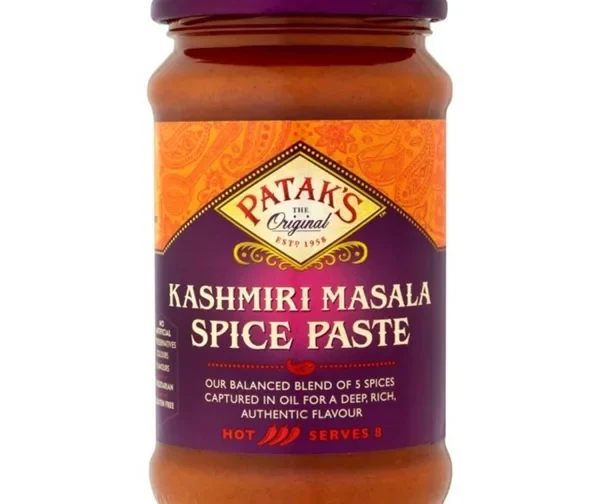 Pâte de curry indienne Kashmiri très épicé 250ml de Patak&rsquo;s