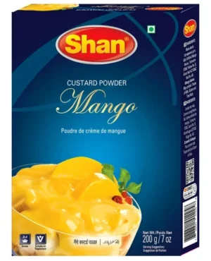 Custard poudre pour pâtissier arôme mangue 200g de Shan