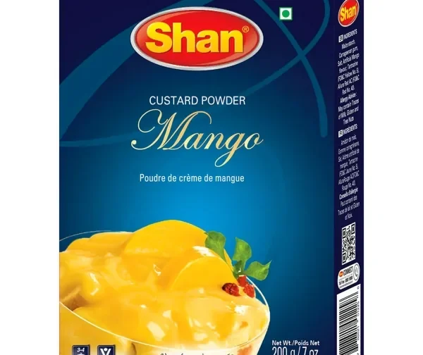 Custard poudre pour pâtissier arôme mangue 200g de Shan