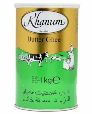 Ghee beurre clarifié indien 1kg de Khanum