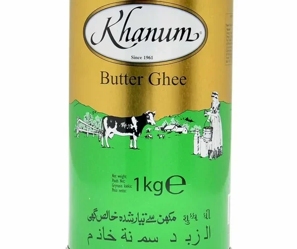 Ghee beurre clarifié indien 1kg de Khanum