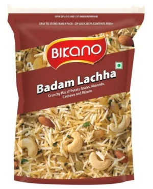 Mélange apéritif indien Namkeen Laccha amande 200g de Bikano