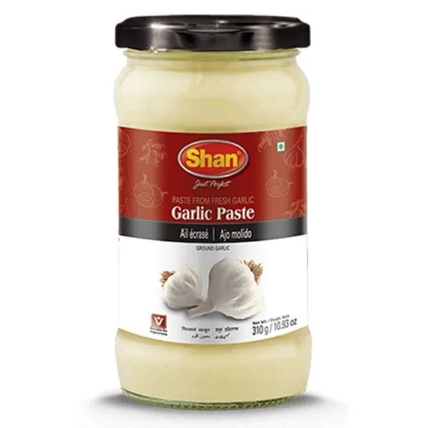Purée d&rsquo;ail pour cuisine indienne 310g de Shan