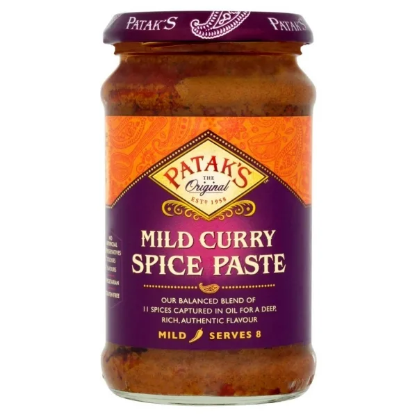 Pâte de curry indien doux 250ml de Patak&rsquo;s