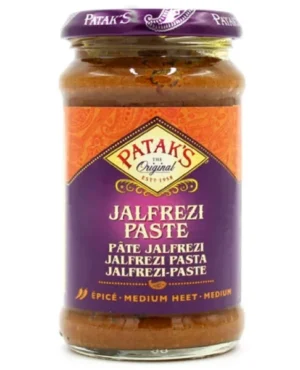 Pâte de curry indienne Jalfrezi épicée 250ml de Patak&rsquo;s