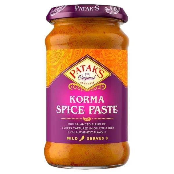 Pâte de curry indienne Korma doux 250ml de Patak&rsquo;s