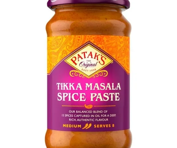 Pâte de curry indienne Tikka masala épicé 250ml de Patak&rsquo;s