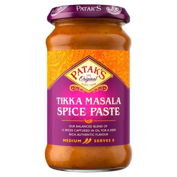 Pâte de curry indienne Tikka masala épicé 250ml de Patak&rsquo;s