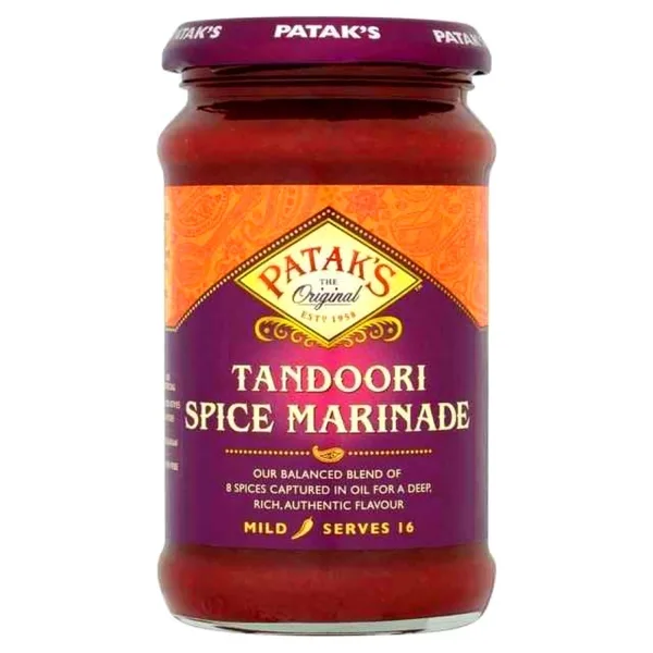 Pâte de marinade Tandoori indien doux 250ml de Patak&rsquo;s