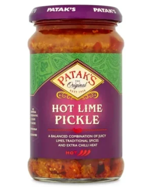 Pickles ou achars indiens au citron très épicé 250ml de Patak&rsquo;s