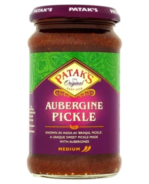Pickles ou achar indien à l&rsquo;aubergine épicé 250ml de Patak&rsquo;s