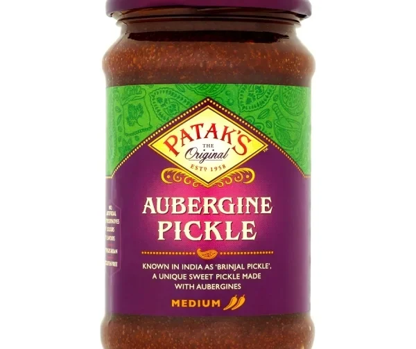 Pickles ou achar indien à l&rsquo;aubergine épicé 250ml de Patak&rsquo;s