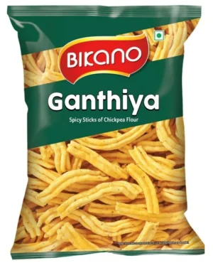 Mélange apéritif indien Namkeen Ganthiya 200g de Bikano