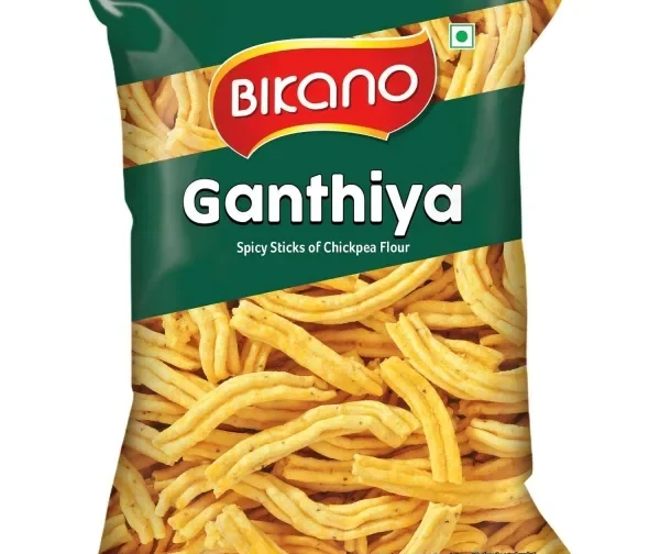 Mélange apéritif indien Namkeen Ganthiya 200g de Bikano