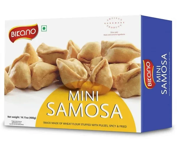 Mélange apéritif samosas indiens 400g de Bikano