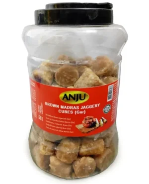 Sucre de canne indien en cubes Jaggery gur 1kg de Anju