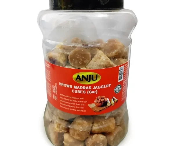 Sucre de canne indien en cubes Jaggery gur 1kg de Anju